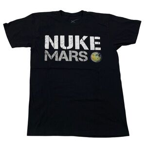 SpaceX Nuke Mars Size M Black Tee (Retail $35)